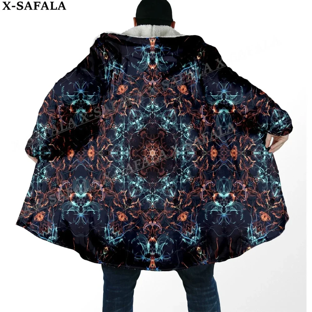 Trippy Mandala Psychedelic Rave Pashmina - Image 2