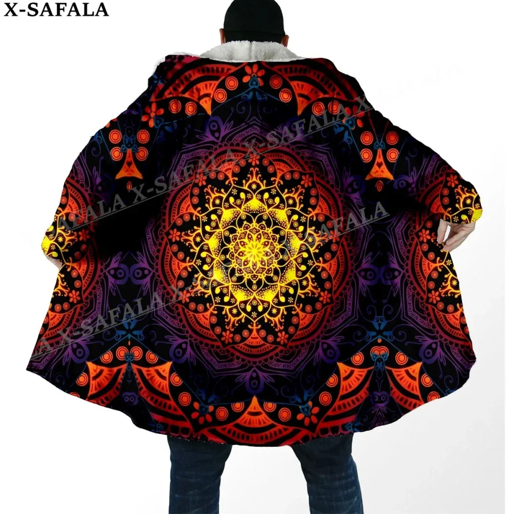 Trippy Mandala Psychedelic Rave Pashmina - Image 6