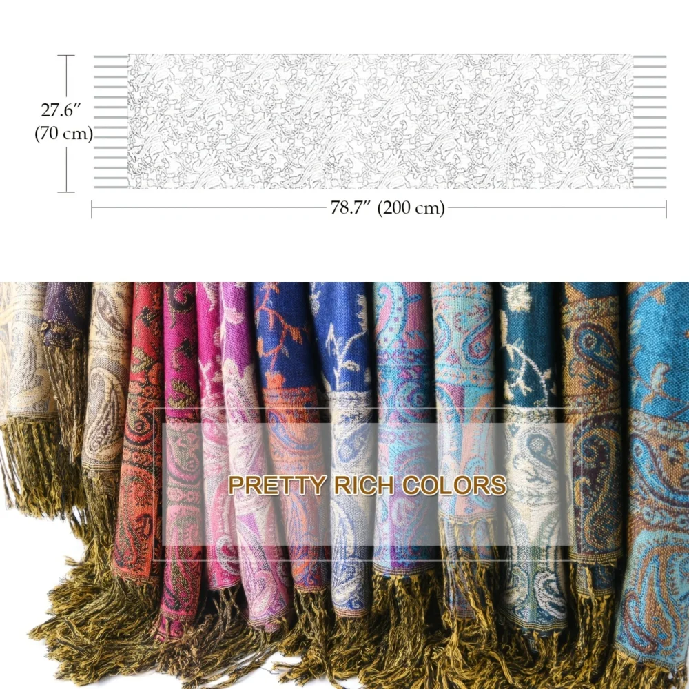 Luxury Cashmere Rave Pashmina - Image 3