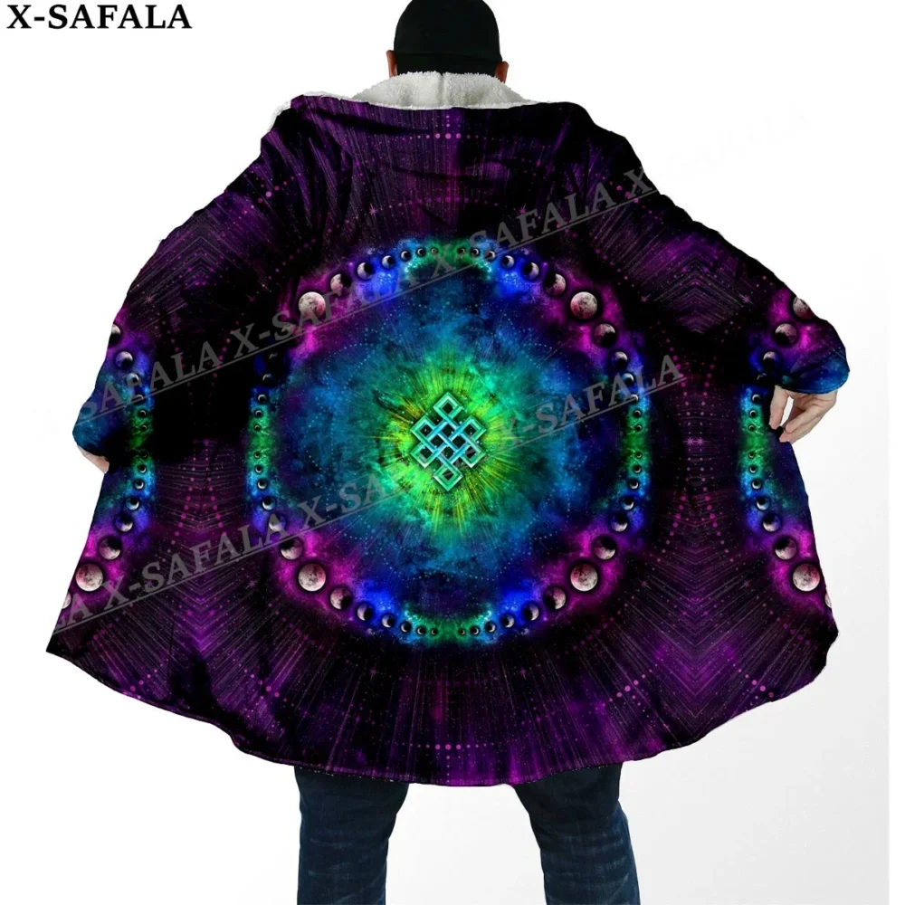 Trippy Mandala Psychedelic Rave Pashmina - Image 4