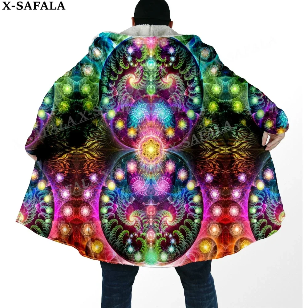 Trippy Mandala Psychedelic Rave Cloak