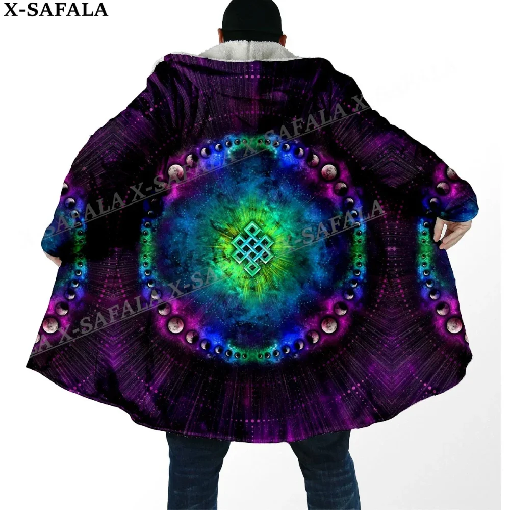 Trippy Mandala Psychedelic Rave Cloak - Image 5